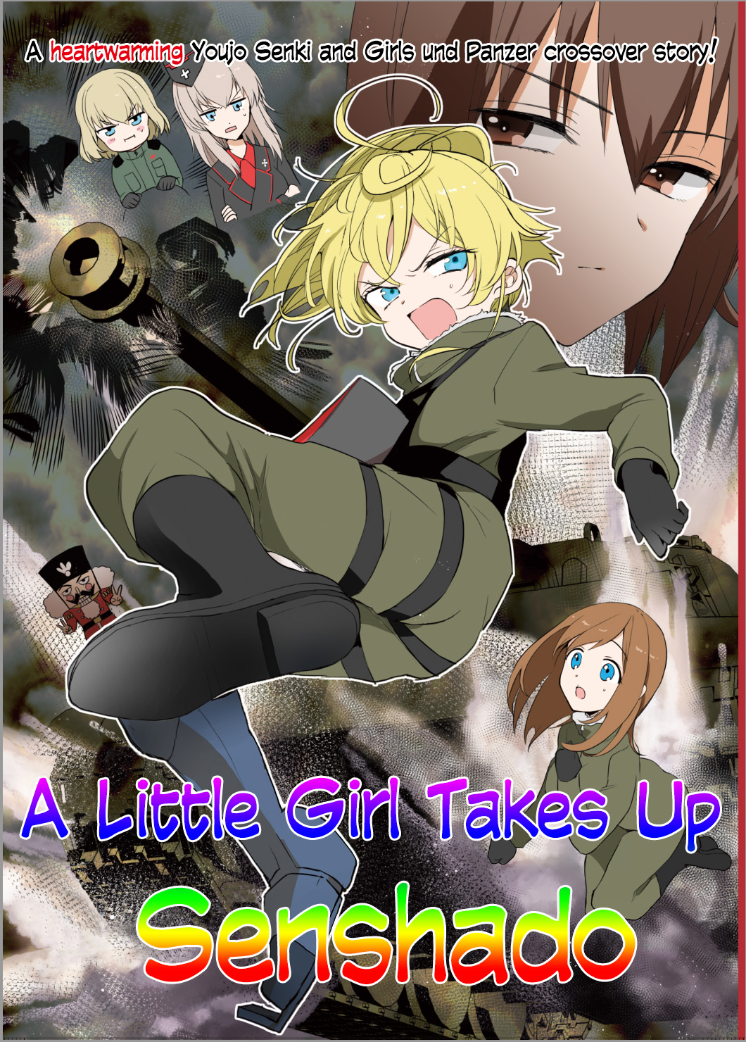 (C96) [Tetsukazuno Ao. (Emilio)] Youjo, Senshadou Hajimerutte yo (Youjo Senki, Girls und Panzer)