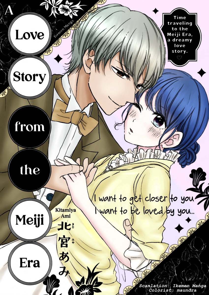 A Love Story from the Meiji Era (Fan Colored)