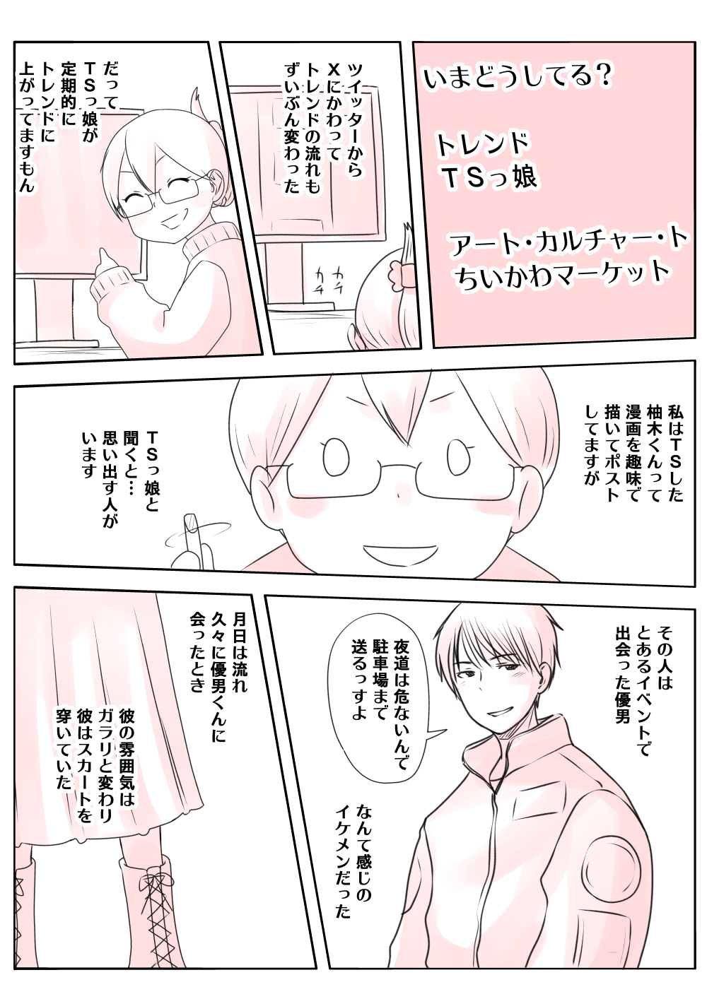 A Manga About Someone Reminded of a Certain Person by Genderswap Girls
