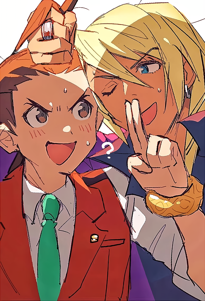 Apollo Justice: Ace Attorney - Forehead-kun and the Prosecutor (Doujinshi)