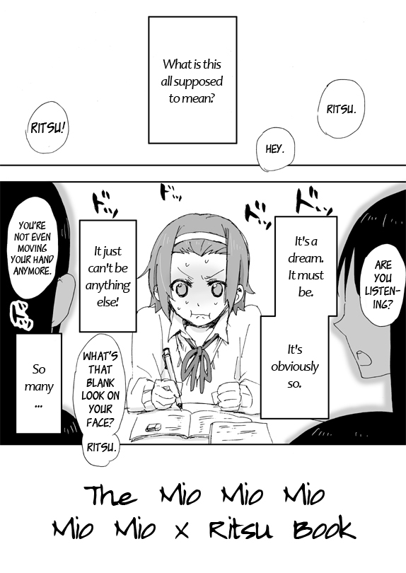 K-ON! dj - The Mio Mio Mio Mio Mio x Ritsu Book