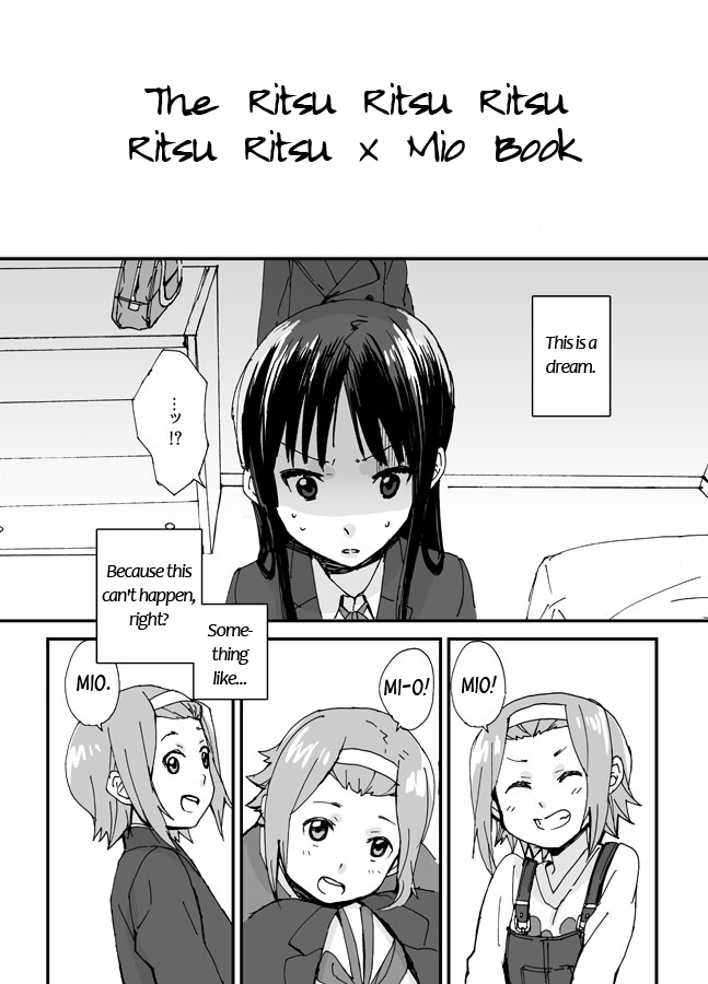 K-ON! dj - The Ritsu Ritsu Ritsu Ritsu Ritsu x Mio book