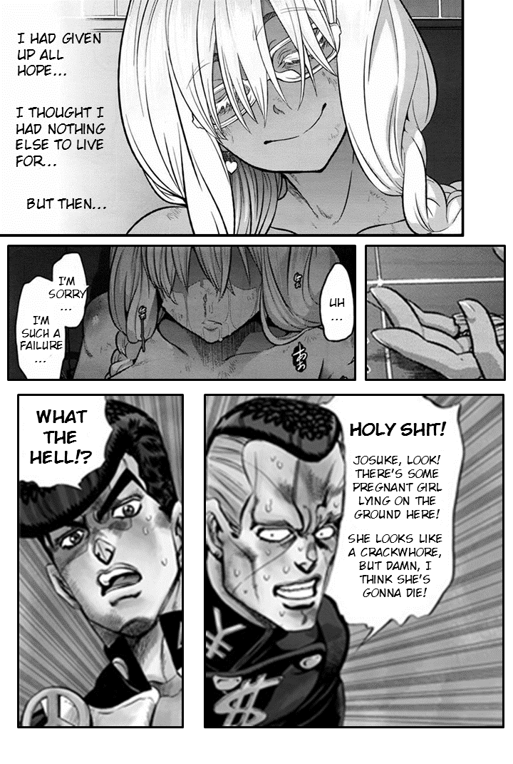 The “177013” alternate ending, with Jojo