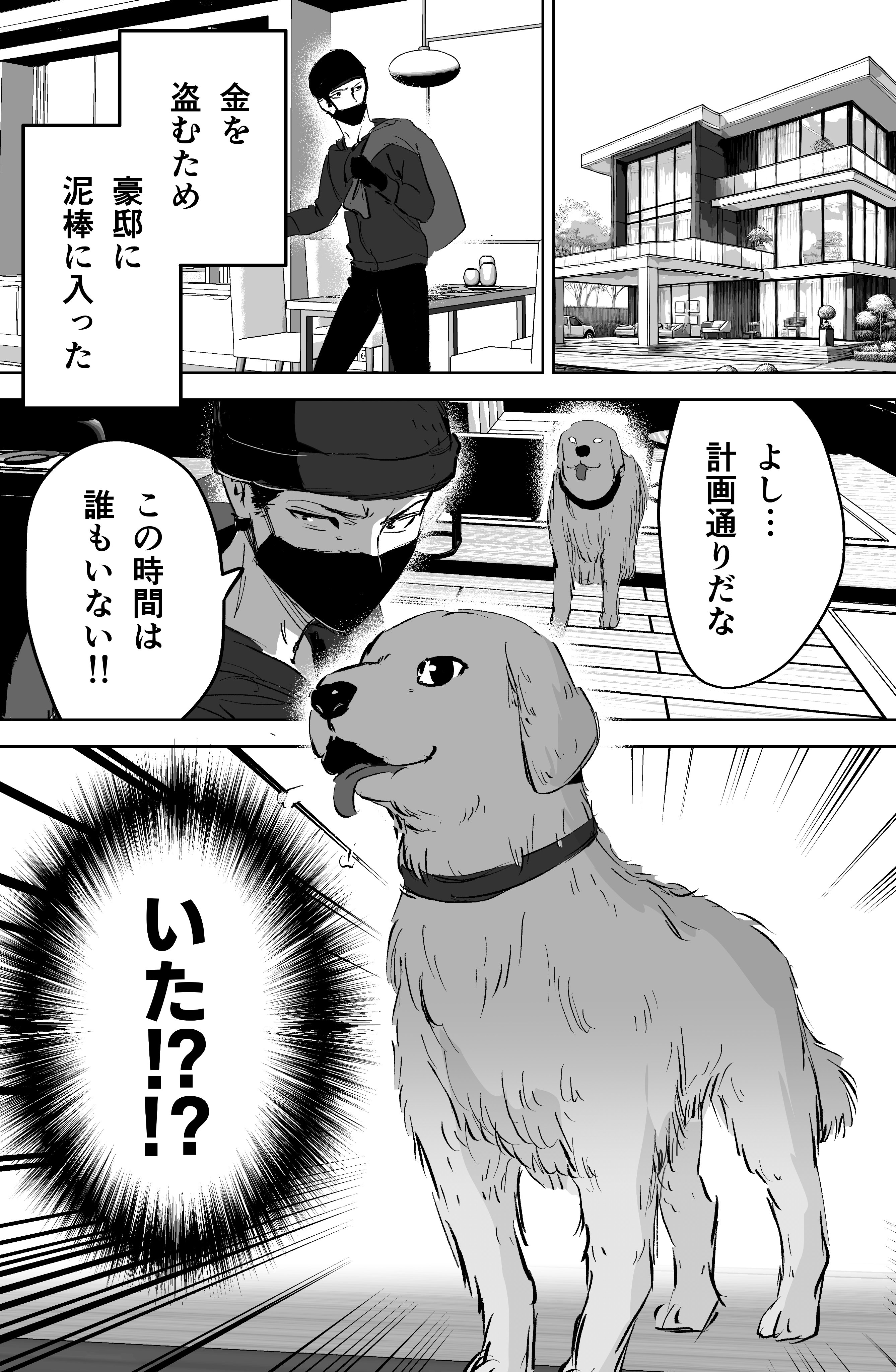 When the Burglar got Caught by the Family Dog