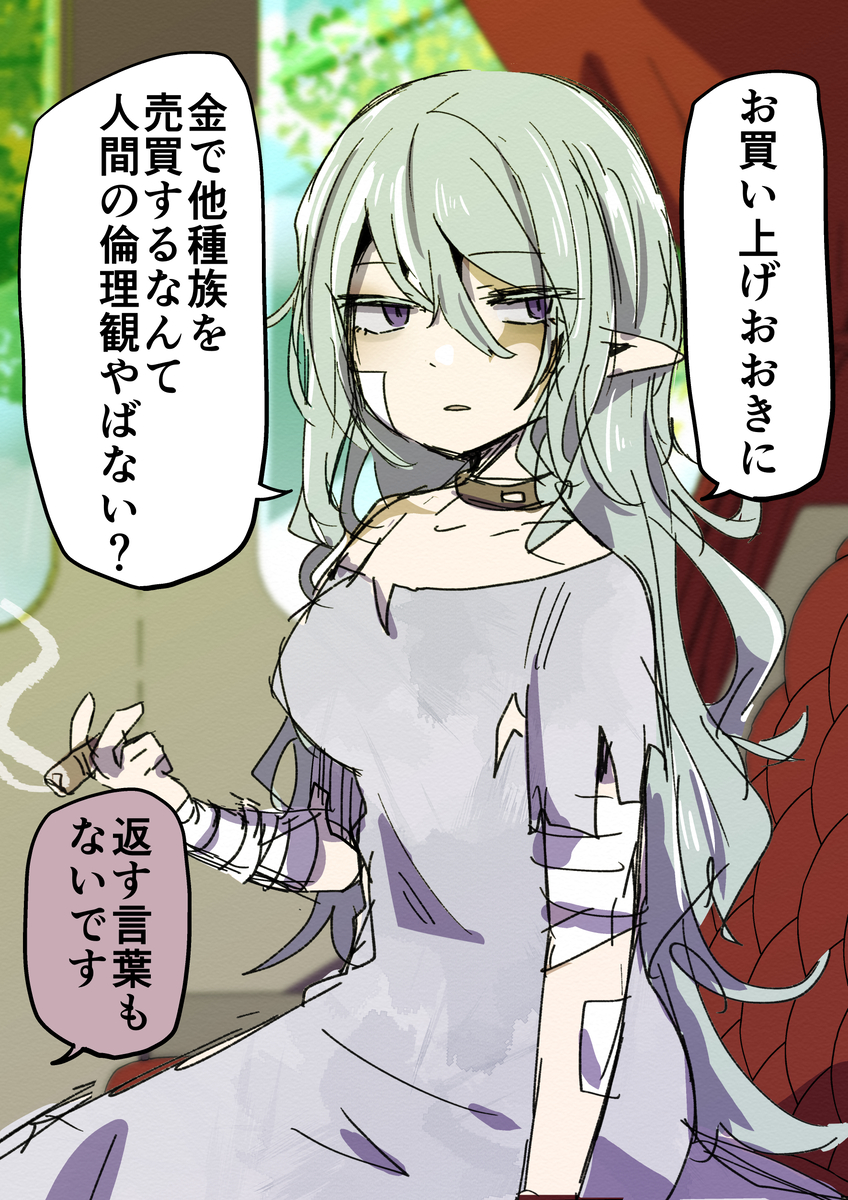 I Bought a Rude Elf Slave at the Market