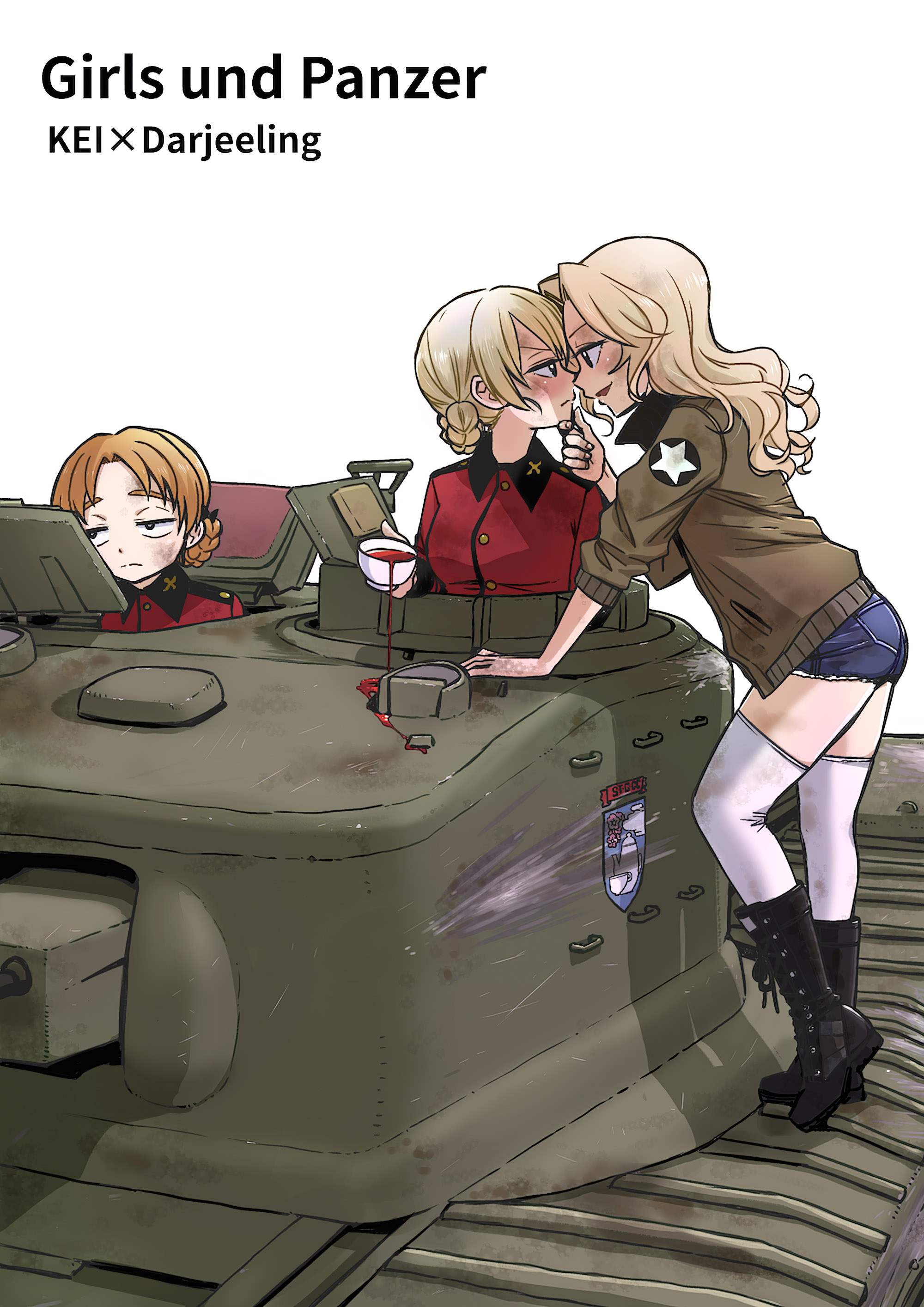 Kay x Darjeeling (Girls & Panzer)